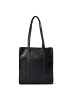 Gabor Elfie Shopper Tasche M 30 cm croco black