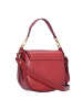 The Bridge Pearldistrict Schultertasche Leder 20 cm in red currant