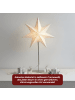 STAR Trading Tischlampe Stern 'Sensy', weiß, 55cm in Weiß