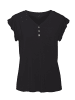 LASCANA Blusenshirt in creme, schwarz