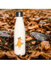 Mr. & Mrs. Panda Sportflasche Fuchs Blumen ohne Spruch in Weiß