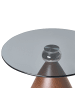 Beliani Beistelltisch CORELLA in Braun/Schwarz - (W) 45 x (H) 45 x (L) 45 cm