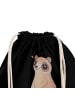 Mr. & Mrs. Panda Gym-Rucksack Plumplori Glücklich mit Spruch in Schwarz