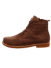 Esgano Damenschnürrstiefel warm flach  in  Braun