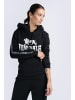 Lonsdale Hoodie "Dihewyd" in Schwarz