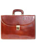 Florence Florence Aktentasche, Businesstasche, Umhängetasche Leder braun ca. 40cm
