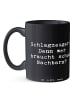 Mr. & Mrs. Panda Kaffeetasse Spruch Schlagzeuger Spruch mit Spruch in Schwarz