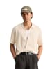 Marc O'Polo DENIM DfC Strickshirt regular im Polostil in White Blush
