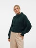 Vero Moda Strickpullover in Scarab