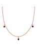 Glanzstücke München Halskette Sterling Silber Spinell in roségold