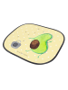 Mr. & Mrs. Panda Sonnenblende Auto Avocado Tanzen ohne Spruch in Gelb Pastell
