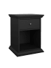 ebuy24 Nachttisch North Schwarz 48 x 44 cm