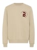 BLEND Modisches Langarmshirt aus Baumwolle mit Streifenmuster in Beige