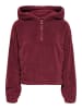 ONLY Teddyfell Jacke in Cabernet