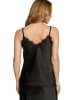 Zero  Satintop mit Spitze in Black Beauty