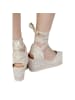 Espadrilles Sandalen Gold