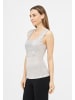 TOOCHE Top "Frosted Elegance" in grau