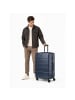 Police Dublin 4 Rollen Trolley L 75 cm mit Dehnfalte in dark blue