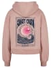 Merchcode Merchcode Ladies Sunset Charm Oversized Hoody in duskrose
