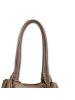 Toscanto Toscanto Schultertasche Leder dunkelbeige, taupe ca. 22cm