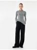 KOTON BLUSE LS in Anthrazit