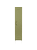 Beliani Büroschrank FROME in Grün - (W) 38 x (H) 185 x (L) 50 cm