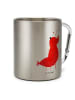 Mr. & Mrs. Panda Kaffeetasse Garnele Franzose ohne Spruch in Silber