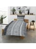 Casatex Interlock-Jersey Bettwäsche in silber-anthrazit