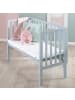 roba Beistellbett safe asleep® 2in1 taupe/grau höhenverstellbar Komplettset