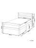 Beliani Kinderbett ECHALLON in Braun - (W) 97 x (H) 71 x (L) 208 cm