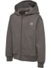Hummel Reißverschluss Kapuzenpullover Hmljr Loose Kinder in DARK GULL GRAY