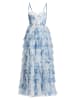 HEY KYLA Kleid in blau weiß - 0001