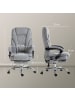 Vinsetto Bürostuhl mit Massagefunktion-72L x 67B x 111-119H cm-Grau