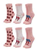 ONOMATO! 6er-Set: Socken Miraculous Lady Bug in Mehrfarbig