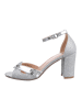 Ital-Design High-Heel Sandalette in Silber