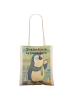 Mr. & Mrs. Panda Shopping Tasche Chemiker Leidenschaft Design mi... in Weiß
