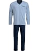 REDBEST Single-Jersey Schlafanzug in eisblau