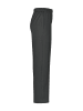 GOLDNER Rippenhose mit Biesen in anthrazit