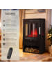 tectake Standkamin, App und Fernbedienung, 900/1800 W, 3D-Flammeneffekt
