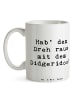 Mr. & Mrs. Panda Tasse Spruch Didgeridoo Dreh mit Spruch in Weiß