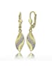 BALIA Gold 333 Damen Ohrhänger geschwungenes Blatt Ohrringschmuck ca. 3,2cm