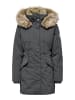 ONLY Carmakoma Langer Parka in Blackened Pearl