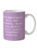 Mr. & Mrs. Panda Kaffeebecher Spruch Schlagzeug Solo mit Spruch in Lavendeltraum