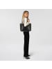 Liebeskind Berlin Monogram Schultertasche Leder 47 cm black