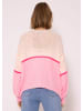 SASSYCLASSY Oversize Strick-Cardigan in Rosa