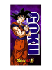 Dragon Ball Strand-/Badetuch Dragon Ball Son Goku - (L) 140 cm x (B) 70 cm in Bunt