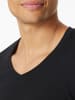 Schiesser T-Shirt Premium Cotton in Schwarz