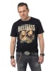 JP1880 Kurzarm T-Shirt in schwarz