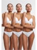 Urban Classics Urban Classics Ladies Bonded Tanga 3- Pack in white+white+white