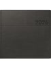 BRUNNEN Quadratkalender 766 21x20,5cm 1 Woche/2 Seiten Schaumfolien-Einband schwarz 2026